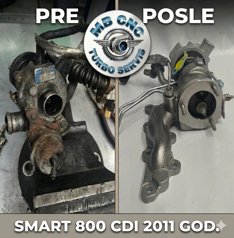 Smart 800 CDI, 2011. — pre i posle
